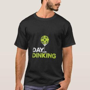 Kvinensdag Dinking Pickleball Funny Pickle Boll Di T Shirt