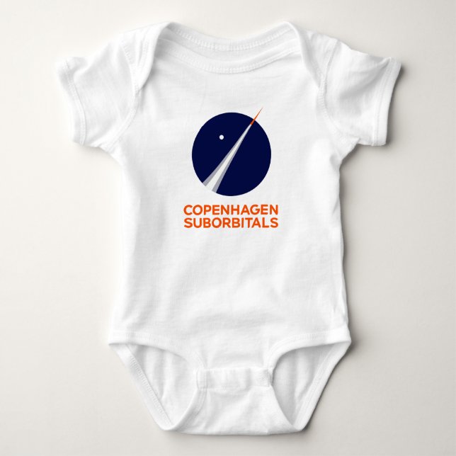 Kvinna 3/4 sleeve med den KöpenhamnSuborbitals T Shirt (Framsida)