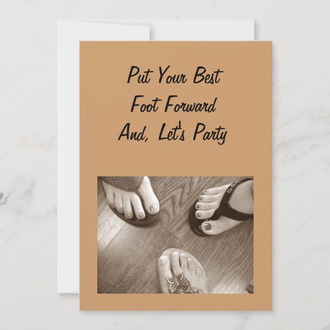 KVINNA "40:E" FÖDELSEDAGSFEST INBJUDAN (Framsida)