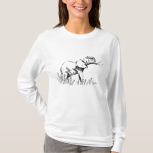Kvinna Agamemnon - långärmadutslagsplats T Shirt