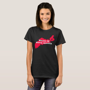 Kvinna anpassade som göras i den Nova Scotia T Shirt