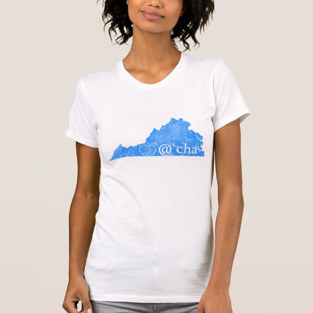 Kvinna AppalachiaVirginia utslagsplats Tee (Framsida)