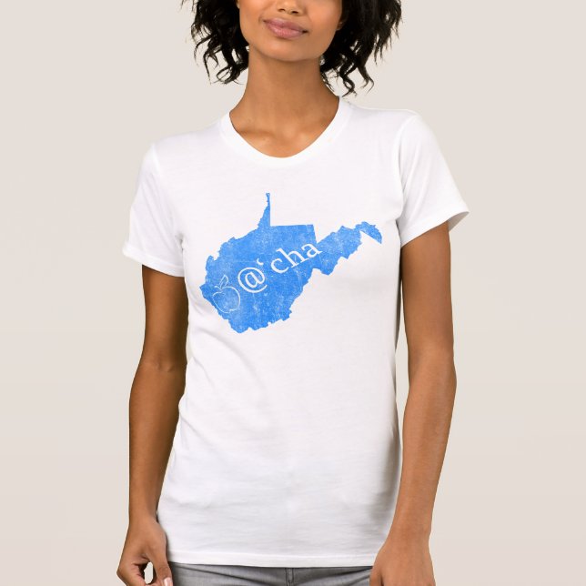 Kvinna AppalachiaWest Virginia utslagsplats T-shirt (Framsida)