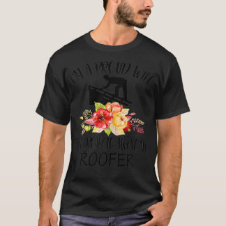 Kvinna är en stolt hustru till en frusen Fantastis T Shirt