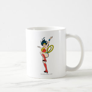 kvinna, Arm upphöjd Kaffemugg