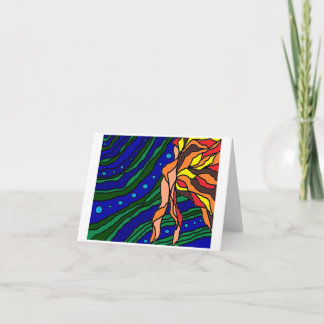 Kvinna av vatten kort