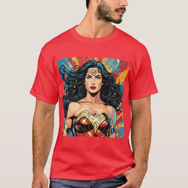 Kvinna av Wonder vänner familj T Shirt (Framsida)