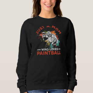 Kvinna bara en Mamma som Kärlek pintball för en pi T Shirt