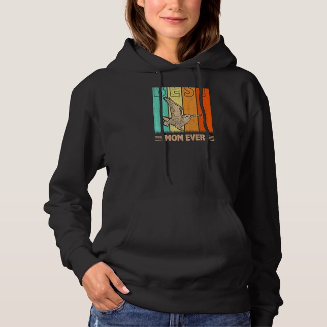 Kvinna bästa softi Uggla Mamma någonsin Retro Grap T Shirt (Framsida)