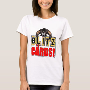 Kvinna Blitz-kort T-Shirt