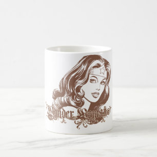 kvinna Brown Kaffemugg