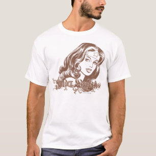 kvinna Brown Tee