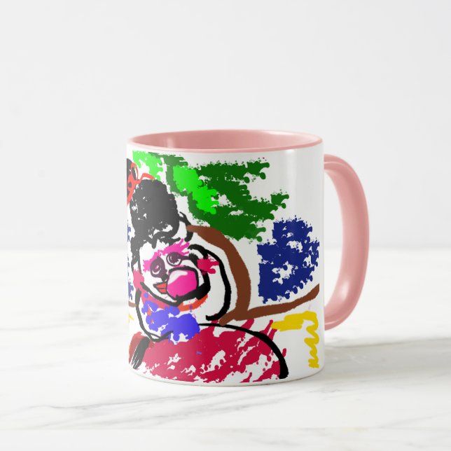 Kvinna bubbelgummi strand  mugg (Framsida höger)