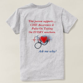 Kvinna CHD-tshirt Tee Shirt