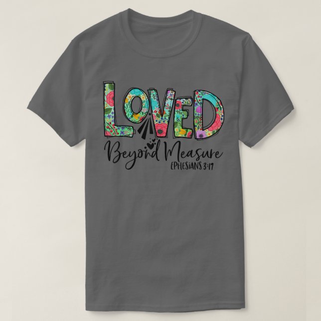 Kvinna Christian Tshirt Blsed Beyond Measure Lov T Shirt (Design framsida)