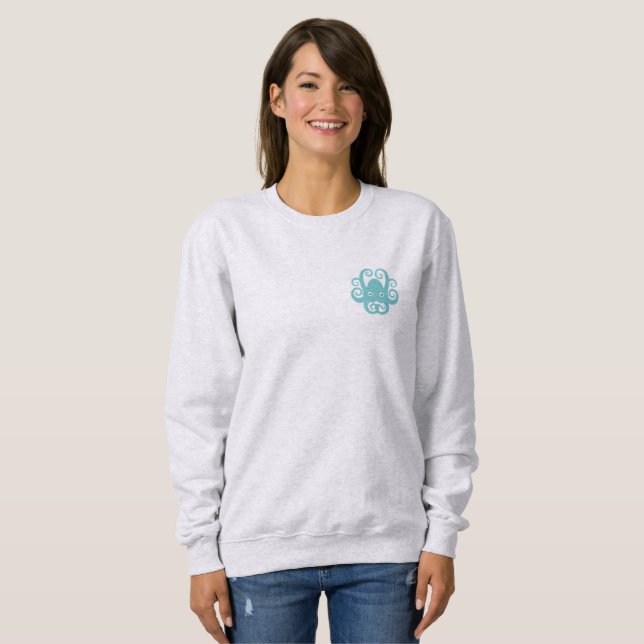 Kvinna Crewneck tröja (Hel framsida)