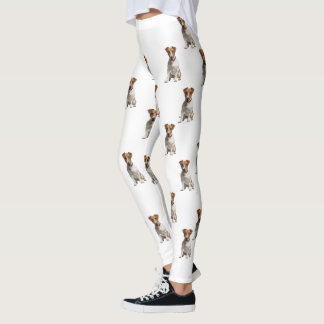 Kvinna damasker för jackRussel Terrier Leggings