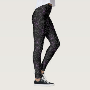 Kvinna Damasker-Halloween spindelnät Leggings