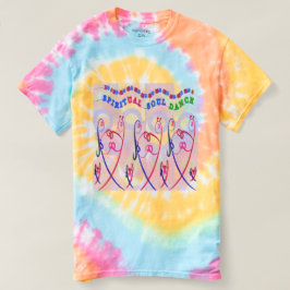 Kvinna DANS för spiral Tie-Färg ROLIG ANDLIG SOUL Tee