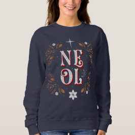 Kvinna de första blåtten för Noel jul T Shirt