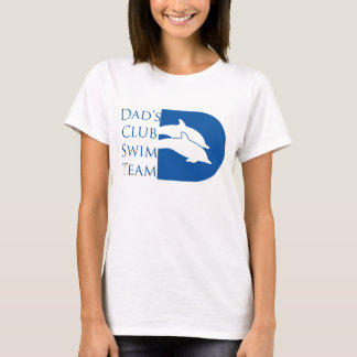 Kvinna delfinT-tröja, vit T-shirt