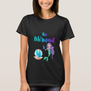 Kvinna Den här Sjöjungfrun är 4 dagar för daglig f T Shirt