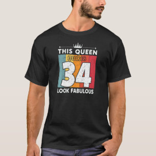 Kvinna Denna drottning gör 34 utseendeväckande 34 T Shirt