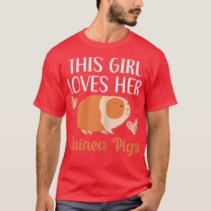 Kvinna denna flicka Kärlek Hennes guinea Grisar Ro T Shirt
