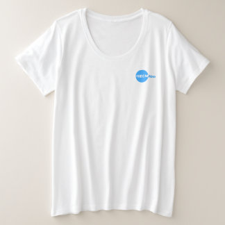 kvinna dennacke t-skjortan, plus storleksanpassar t shirt