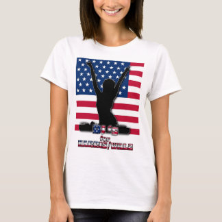 KVINNA DJ'S FOR HARRIS WALZ T SHIRT