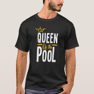 Kvinna drottning av de Bassäng simmare simmande si T Shirt