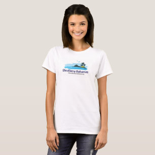 Kvinna Eleuthera Bahamas beklär logotypT-tröja Tee Shirt