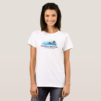 Kvinna Eleuthera Bahamas beklär logotypT-tröja Tee Shirt