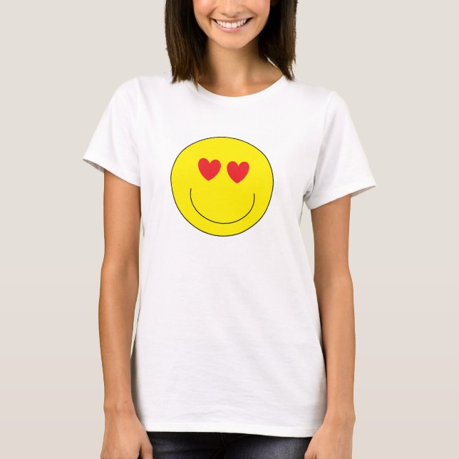 Kvinna Emoji skjorta Tee (Framsida)