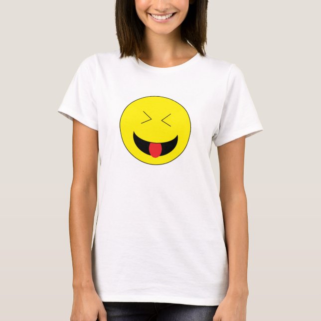 Kvinna Emoji skjorta Tröja (Framsida)