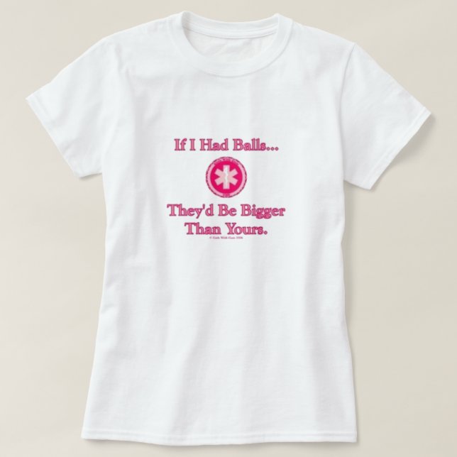 Kvinna Emt. Tee Shirt (Design framsida)