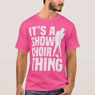 Kvinna en show Choir Sak Opera Singer T Shirt