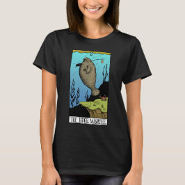 Kvinna enorm T-tröja för Manateemörk Tee Shirt
