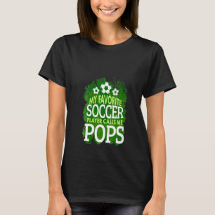 Kvinna Fars dag min favoritfotbollsspelare T Shirt