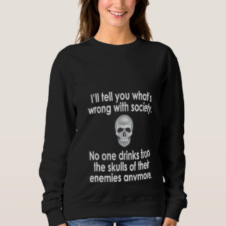 Kvinna fel samhälle Döskallarna för deras fiender T Shirt
