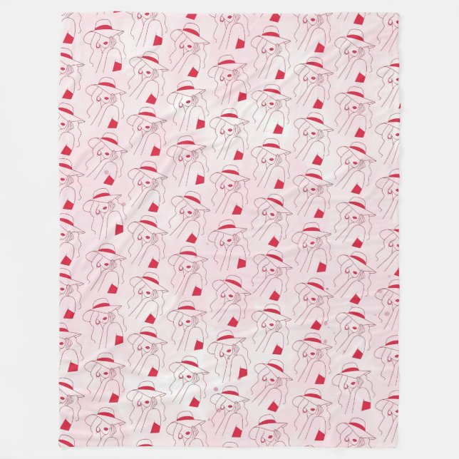 Kvinna Fleecefilt (Framsidan)