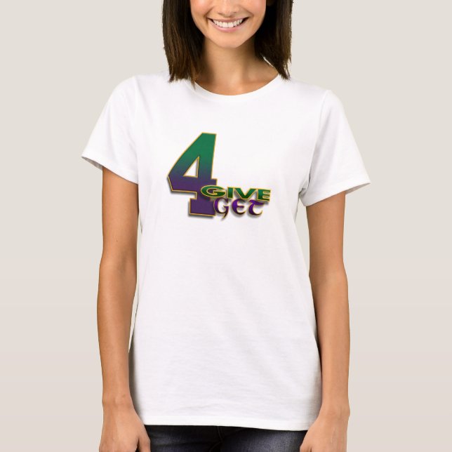 kvinna för 4-Give 4-Get 4 Favre gröna T-tröja T-shirt (Framsida)