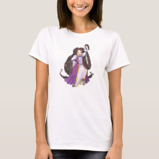 Kvinna för afrikansk amerikanRapunzel Princess T Shirt