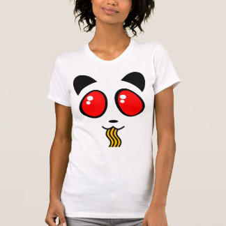 KVINNA FÖR ANSIKTE FÖR KAMEN-RAMENPANDA TSHIRT TRÖJA