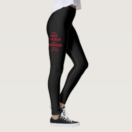Kvinna "för ARMÉ VETERAN/SKYDIVER" damasker Leggings
