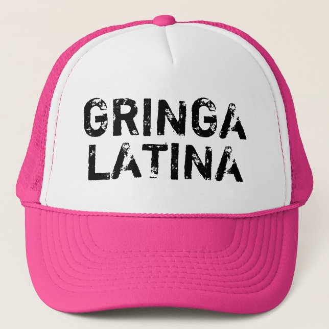 Kvinna "för GRINGA LATINA" truckerkeps (Framsida)