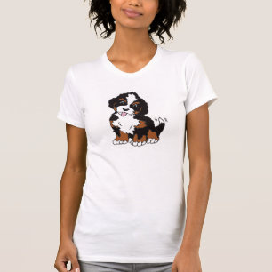 Kvinna för Jasper--Valp amerikandräkt T-tröja Tee Shirt