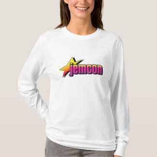 Kvinna för JemCon logotyplångärmad T-tröja T-shirt