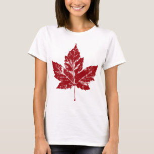 Kvinna för Kanada för Kanada T-tröja skjorta Tee Shirt