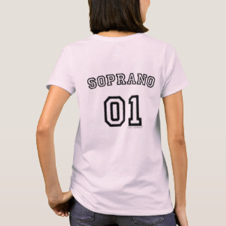 Kvinna för körkultursopran 01 t-skjorta tee shirt